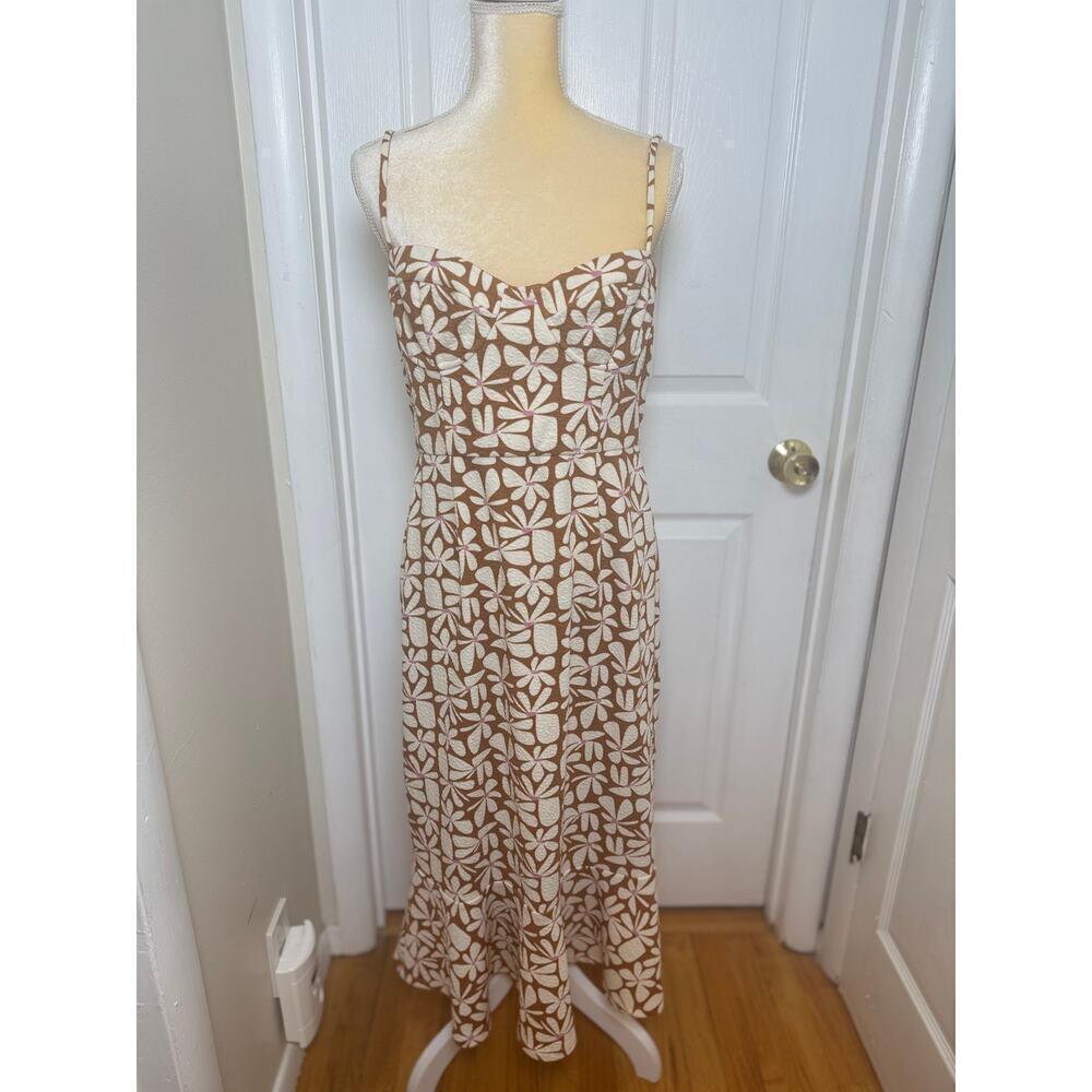 Anthropologie Hutch Jolie Sweetheart Midi Dress - Large - Picture 2 of 9